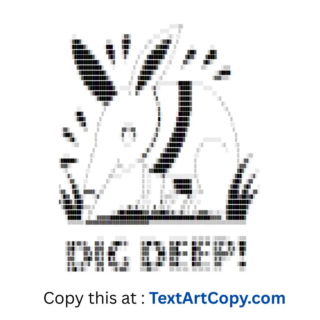 Aardvark Text Art Copy