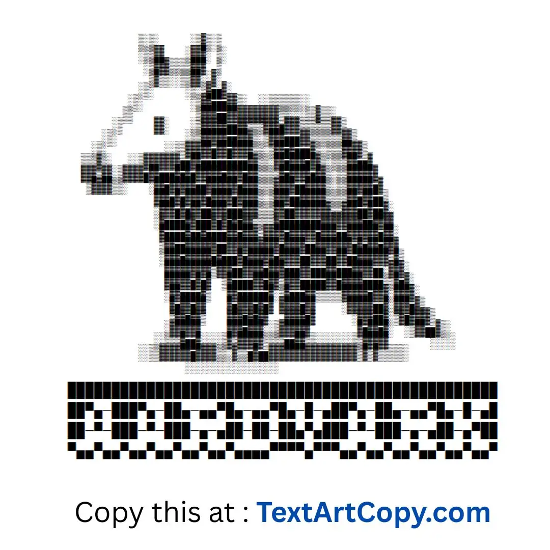 Aardvark Text Art Copy