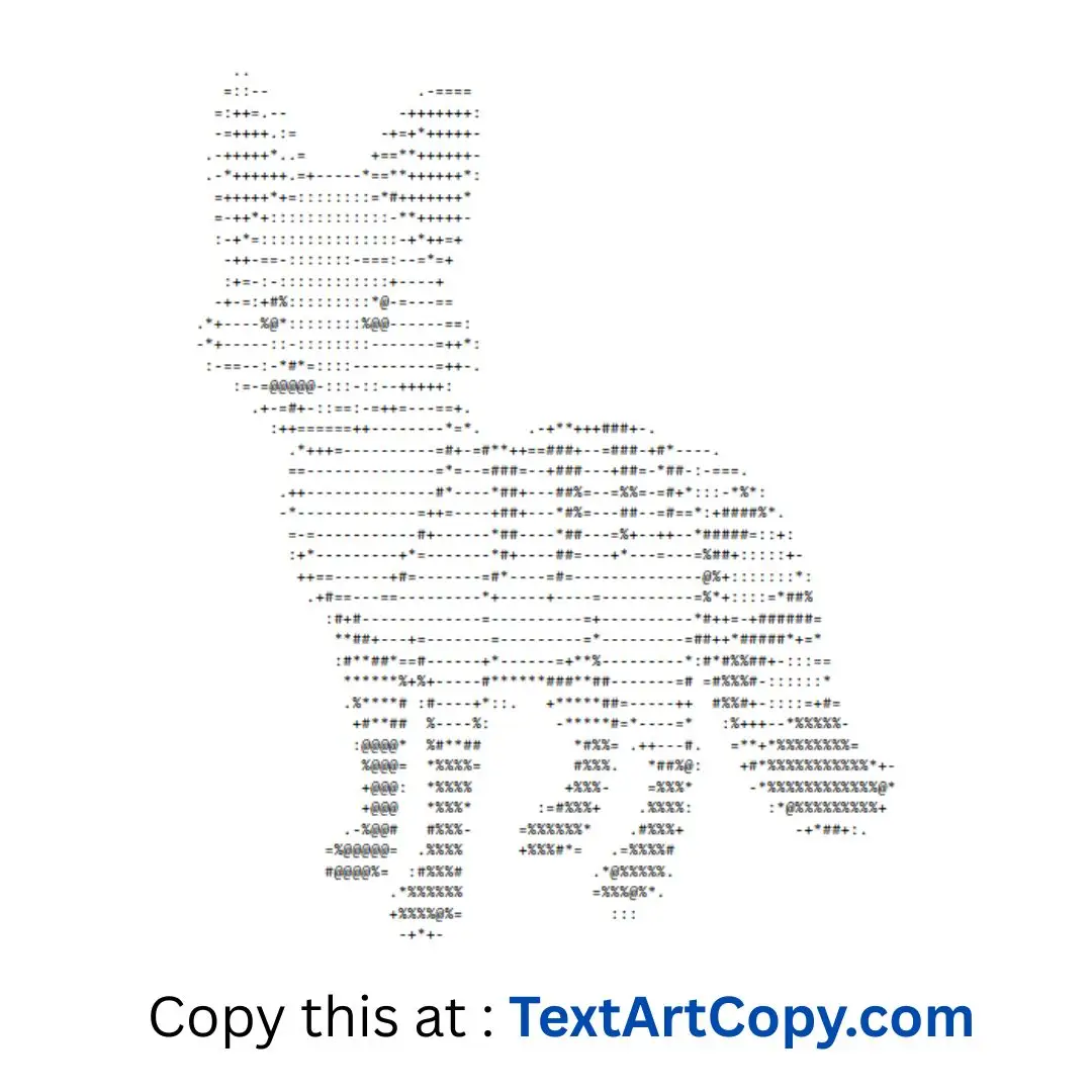 Aardwolf ASCII Art Copy