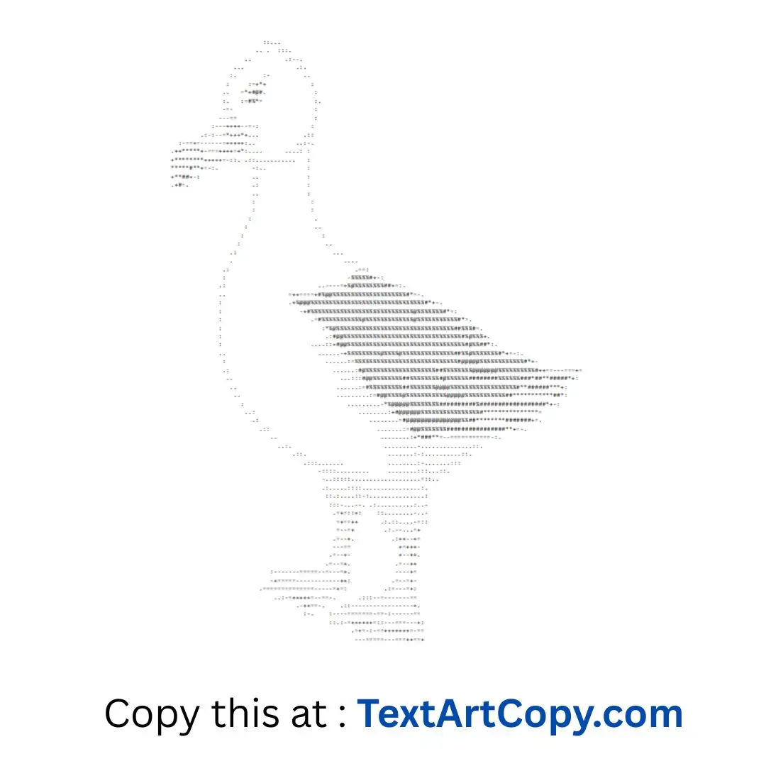 Albatross Text Art