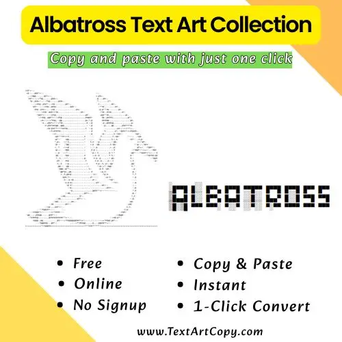 Albatross Text Art Copy