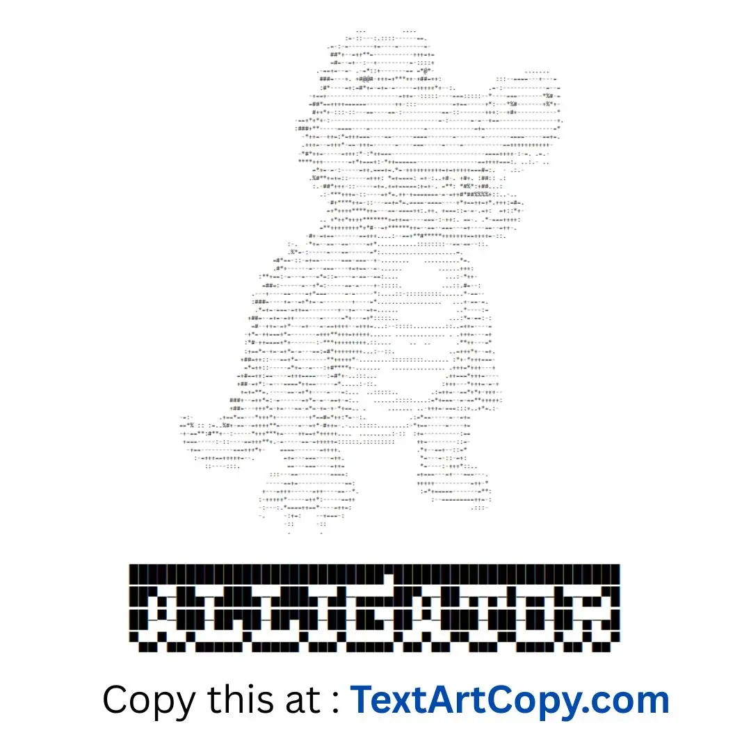Alligator Text Art