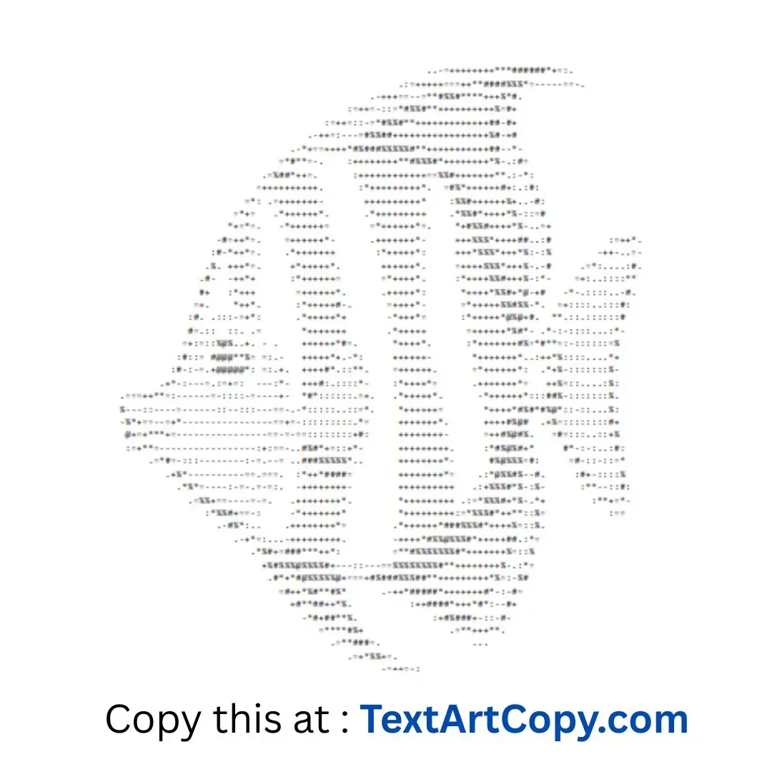 Angelfish Text Art Copy