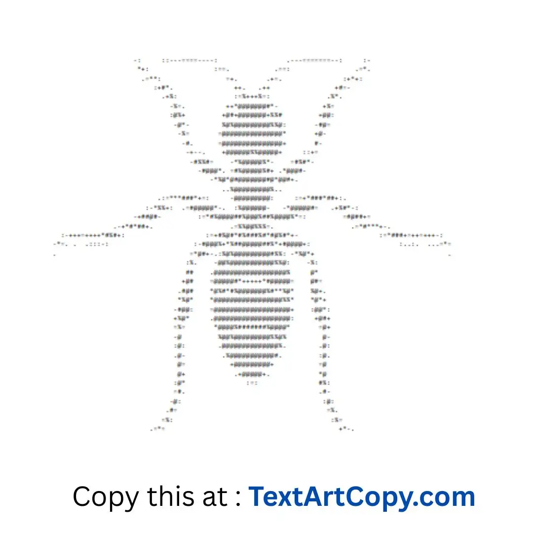 Ant Text Art Copy