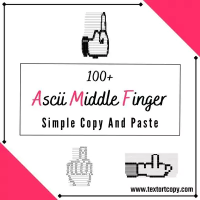 ascii middle finger