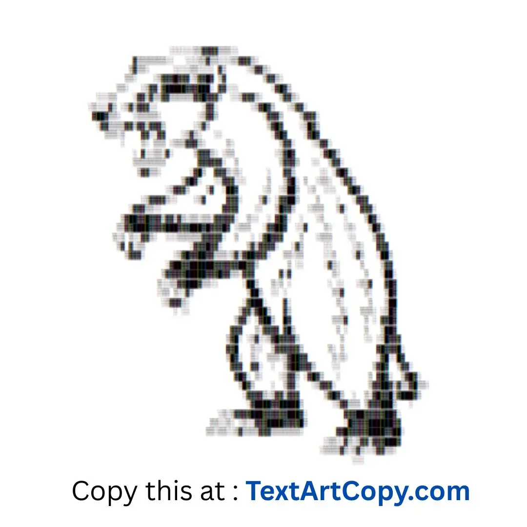 Badger ASCII Art Copy