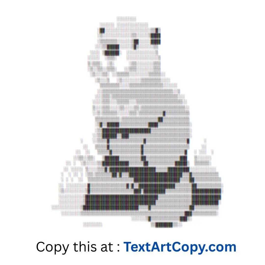 Beaver ASCII Art Copy