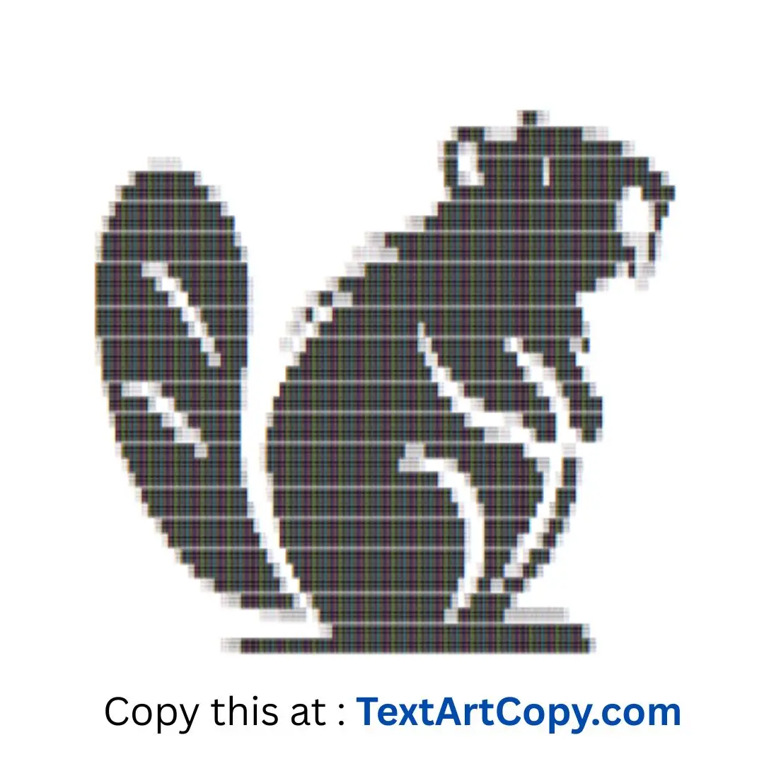 Beaver Text Art