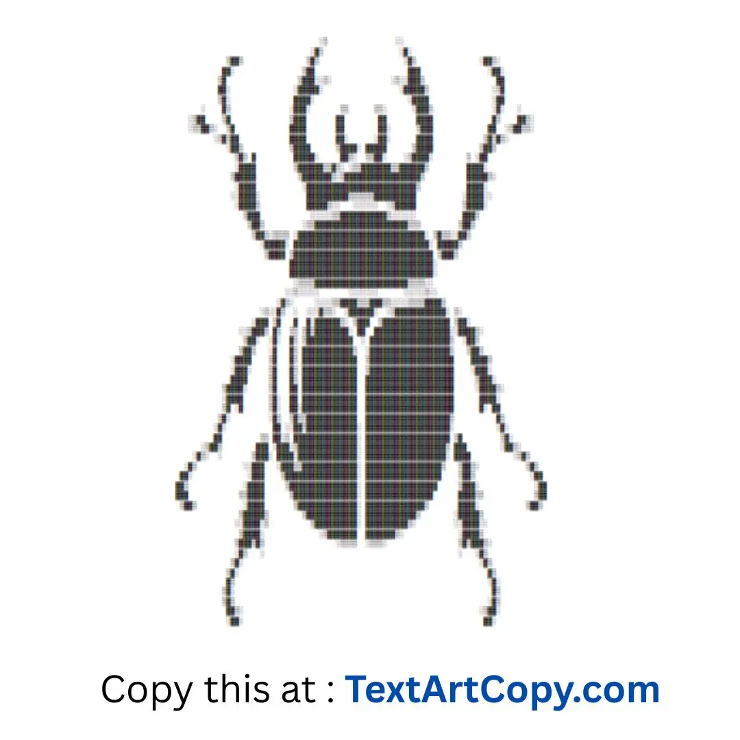 Beetle Text Art Copy