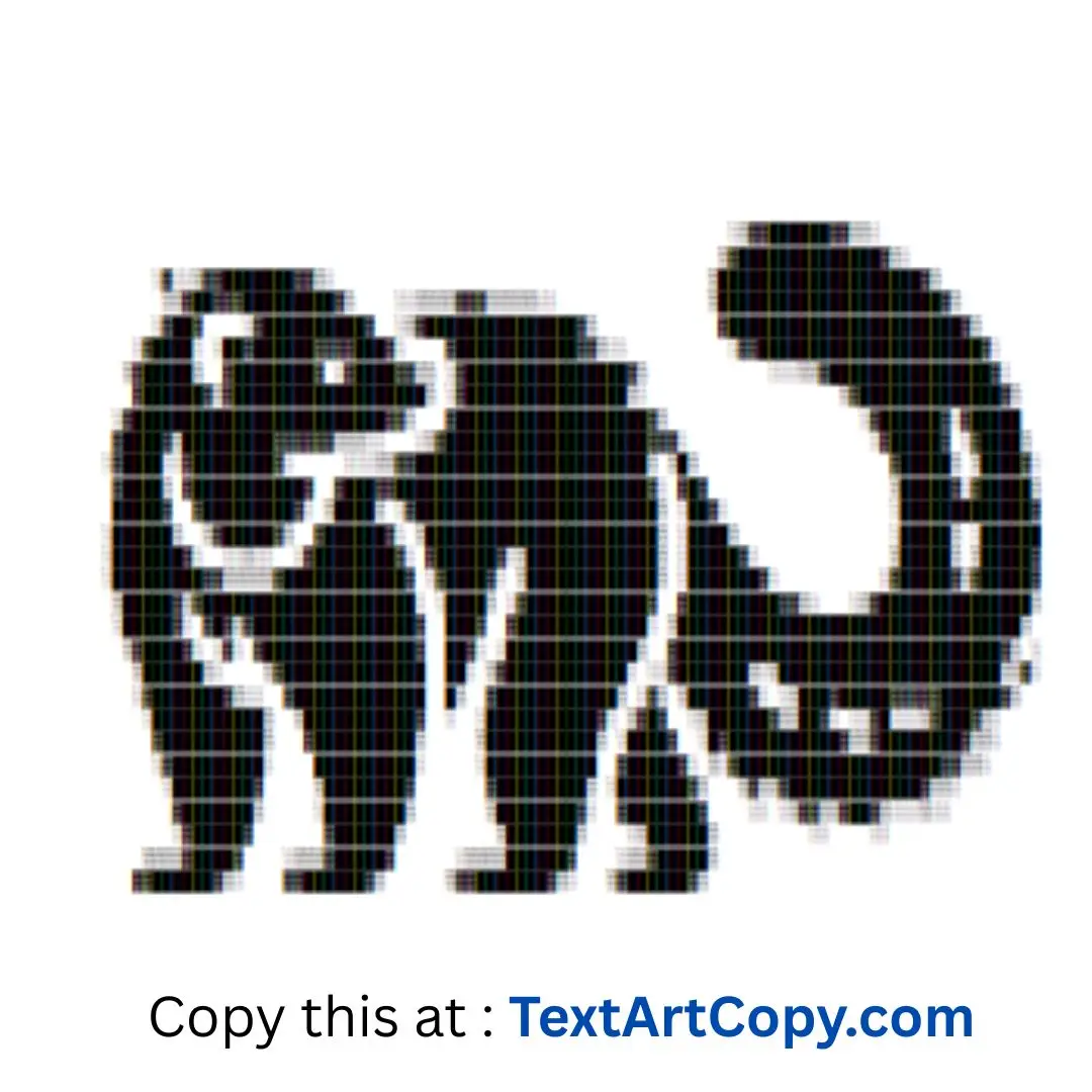 Binturong Text Art