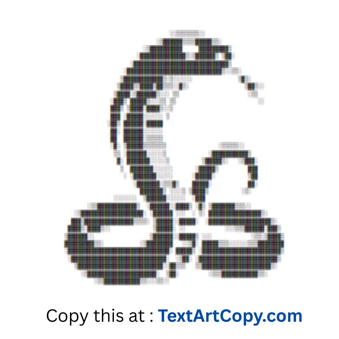 Black Mamba ASCII Art Copy