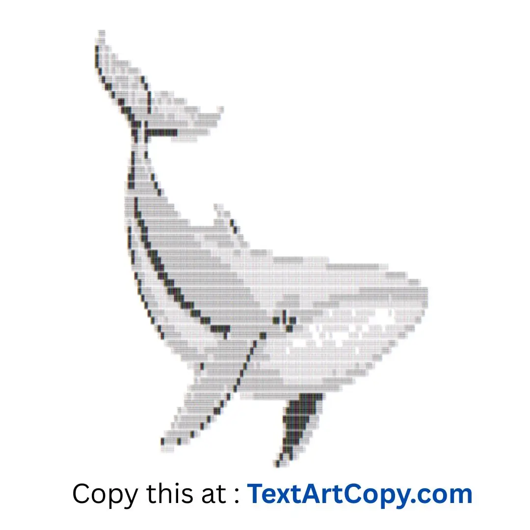 Blue Whale Text Art Copy