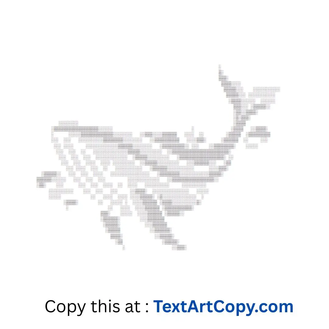 Blue Whale ASCII