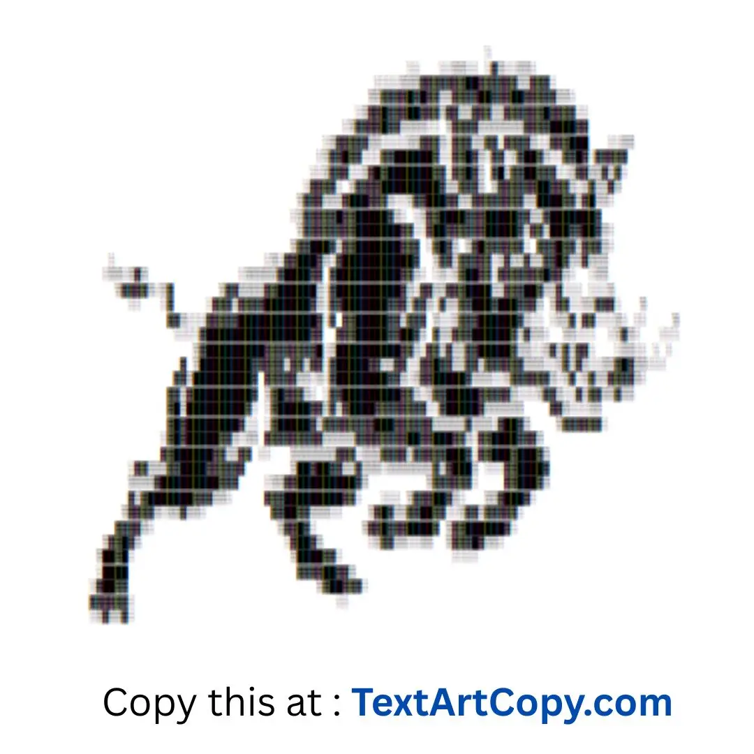 Boar Text Art