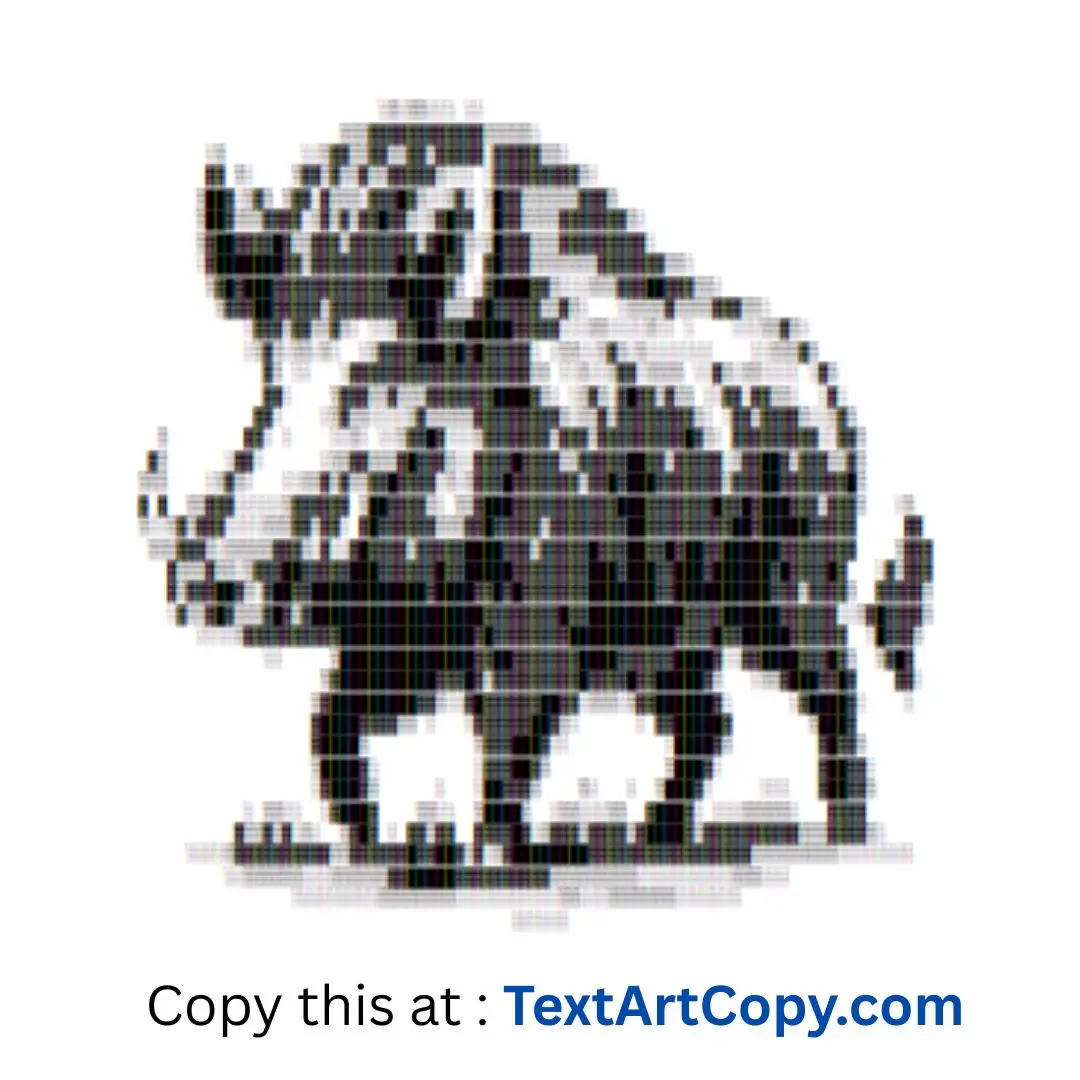 Boar ASCII