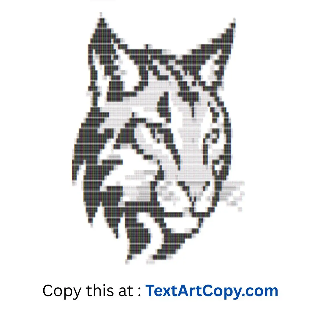 Bobcat Text Art