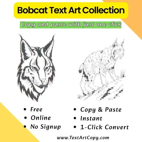 Bobcat Text Art Copy