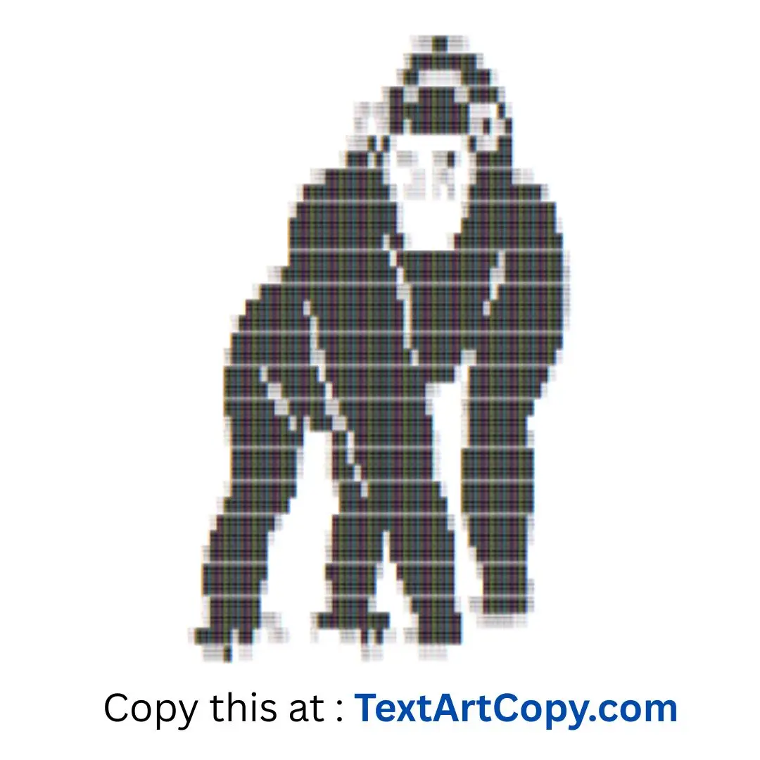 Bonobo Text Art