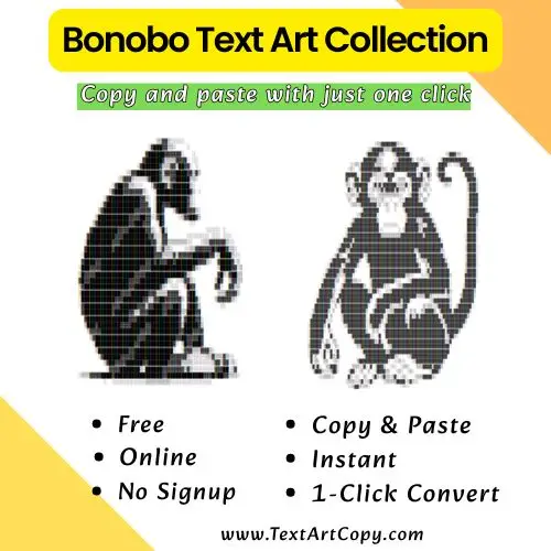 Bonobo Text Art Copy