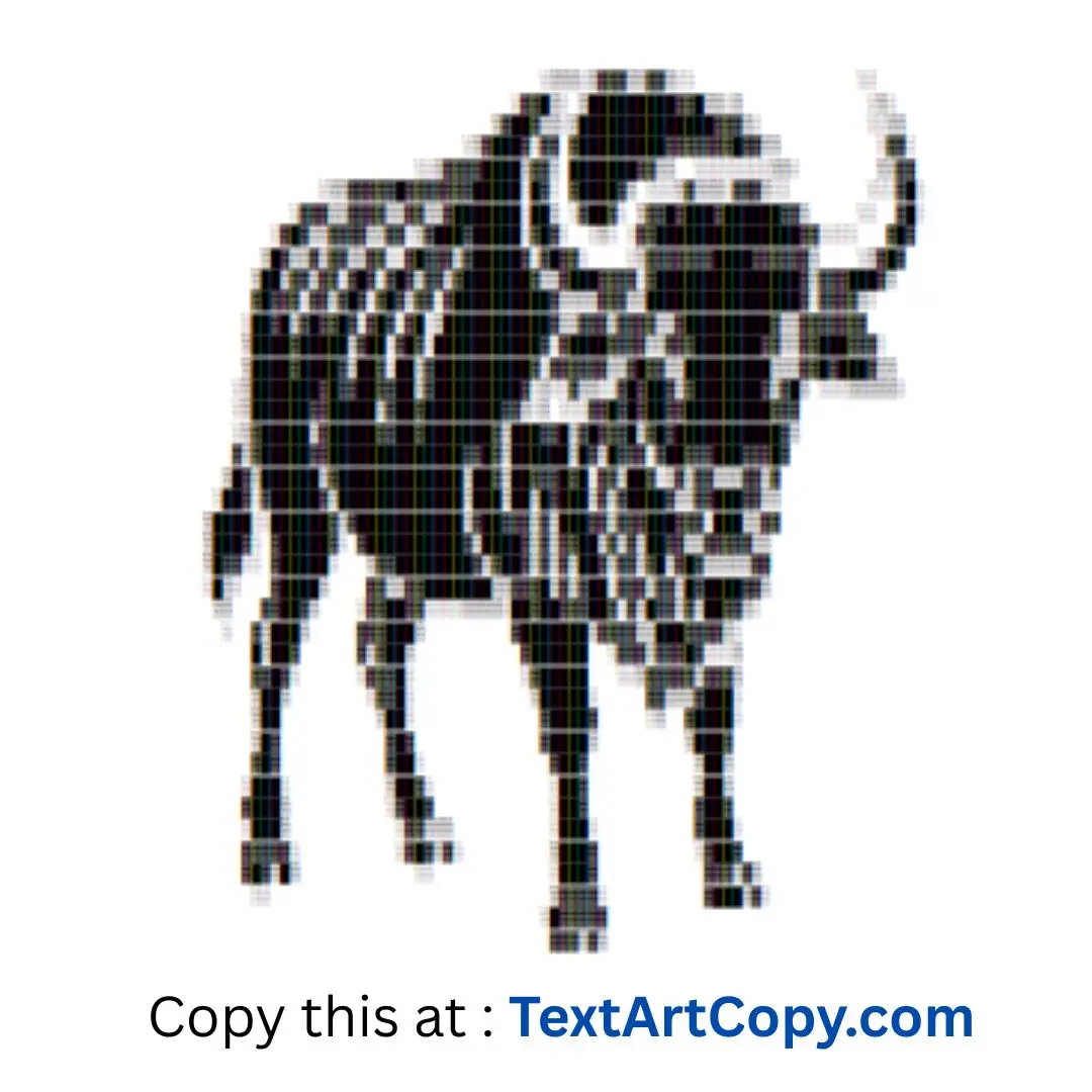 Buffalo Text Art Copy