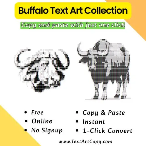 Buffalo Text Art Copy