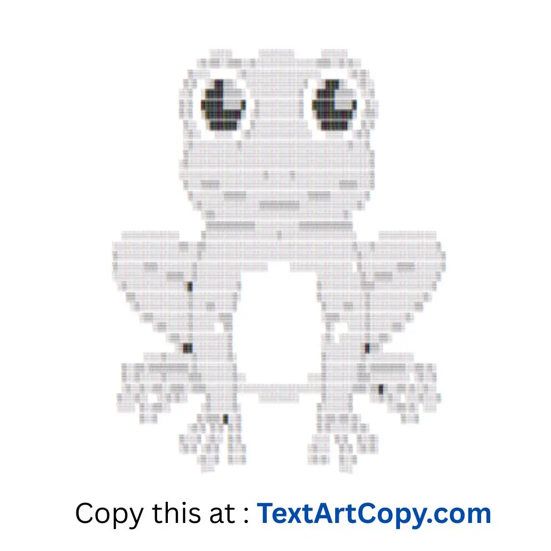 Bullfrog ASCII Art Copy