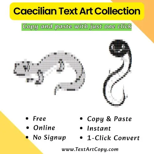 Caecilian Text Art Copy
