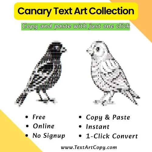 Canary Text Art Copy