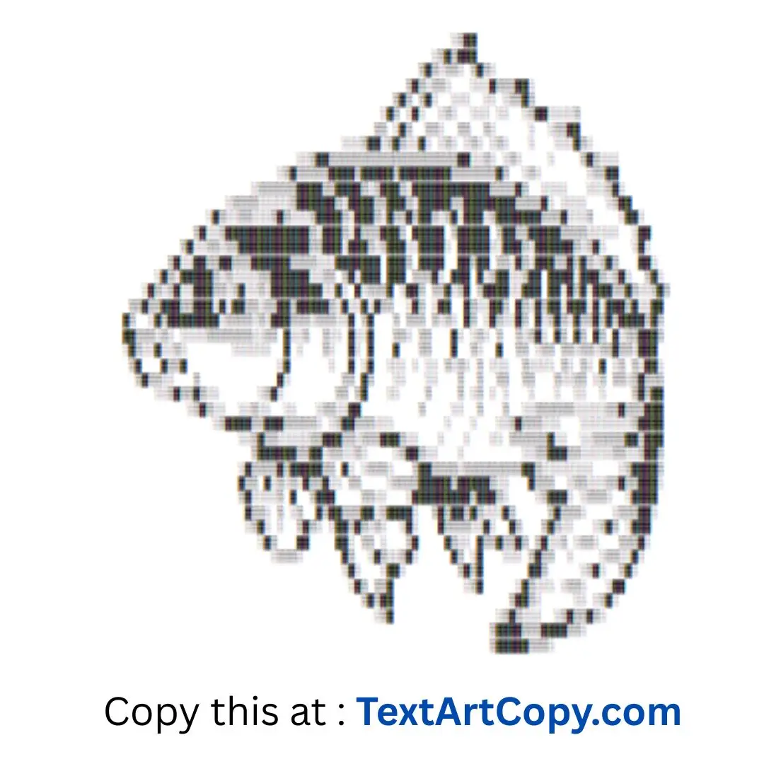 Carp ASCII Art Copy