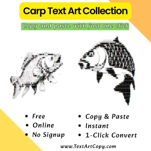 Carp Text Art Copy