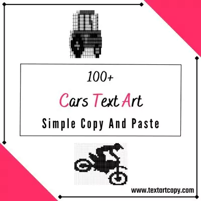 cars Text Art