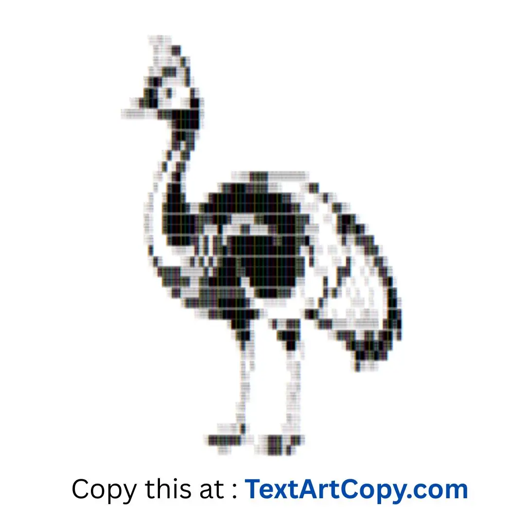 Cassowary ASCII
