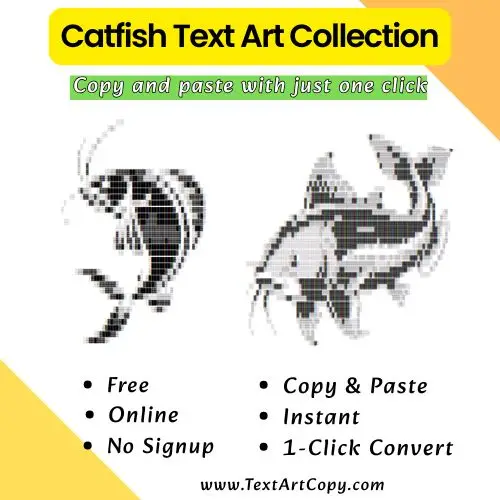 Catfish Text Art Copy