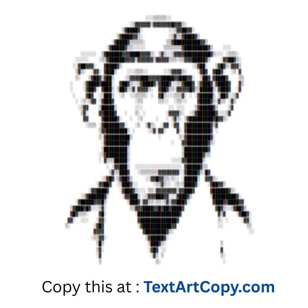 Chimpanzee ASCII
