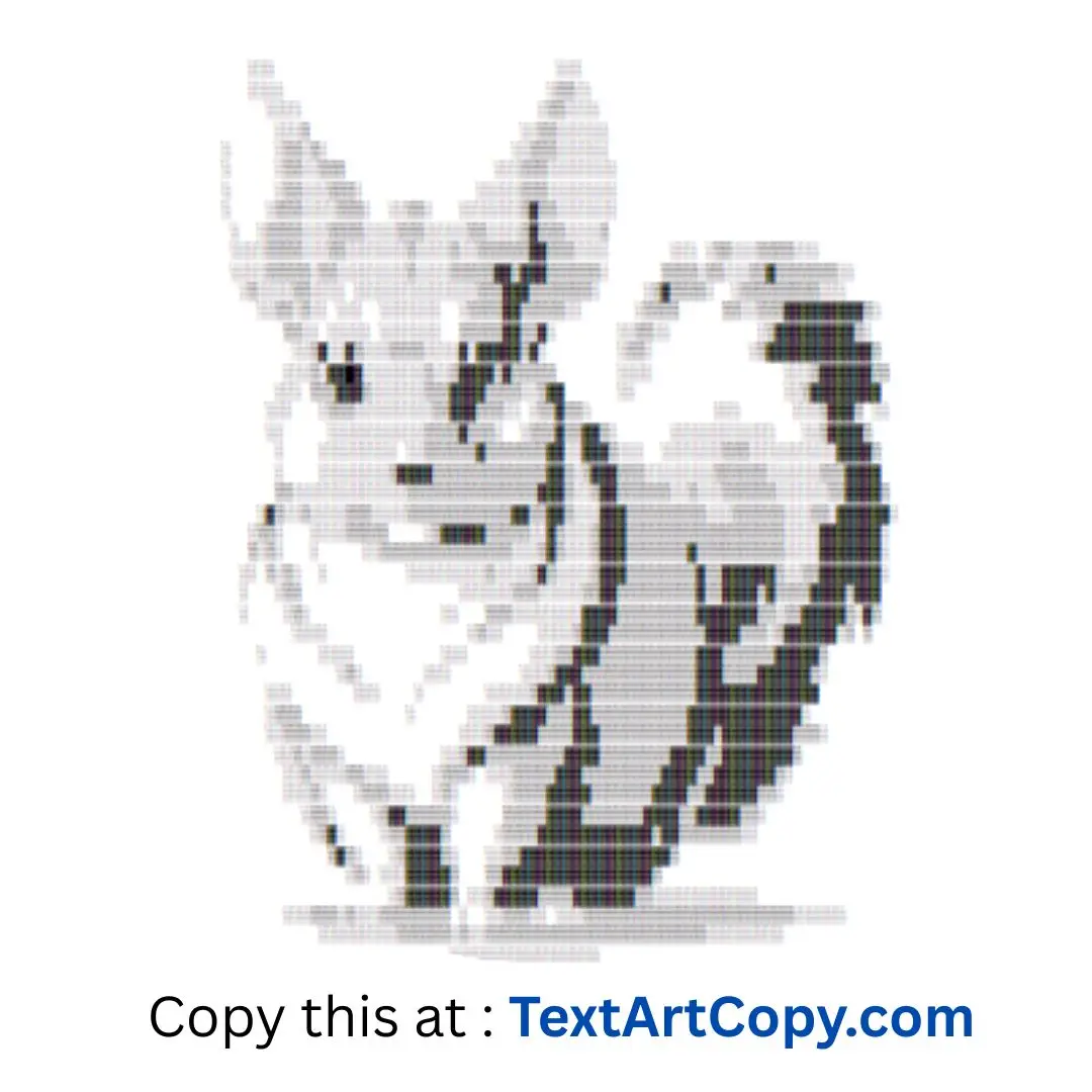 Chinchilla ASCII Art Copy