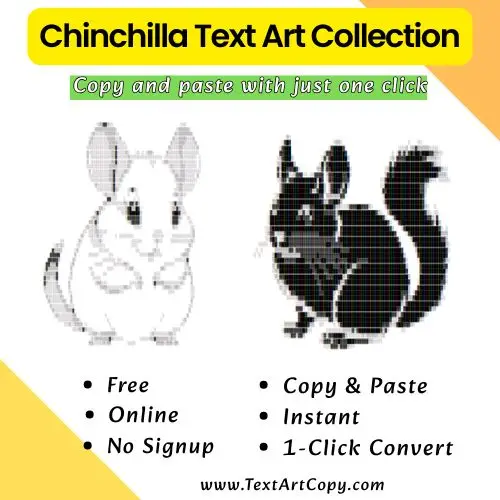 Chinchilla Text Art Copy