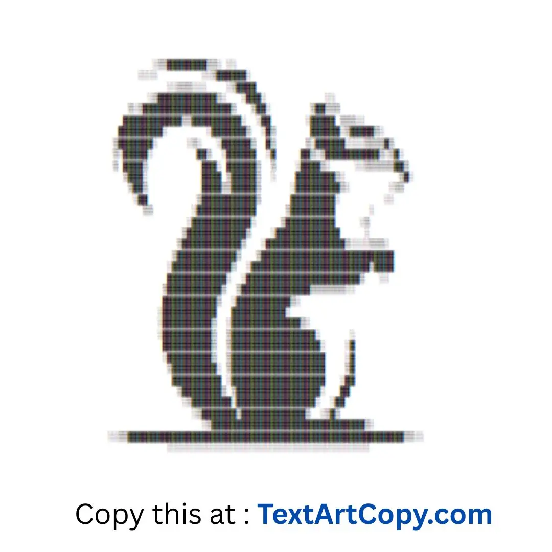 Chipmunk Text Art Copy