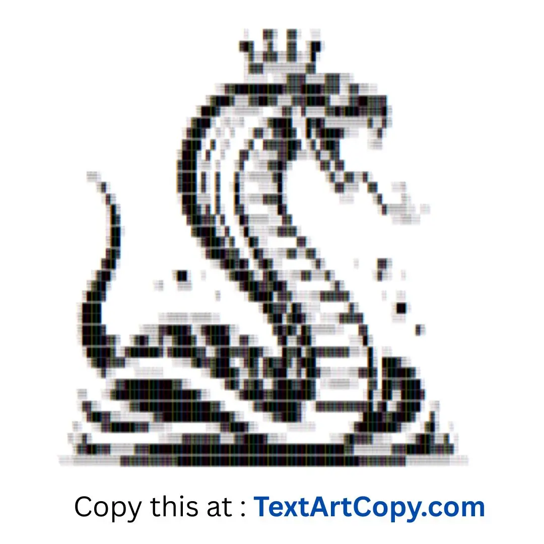 Cobra ASCII Art Copy