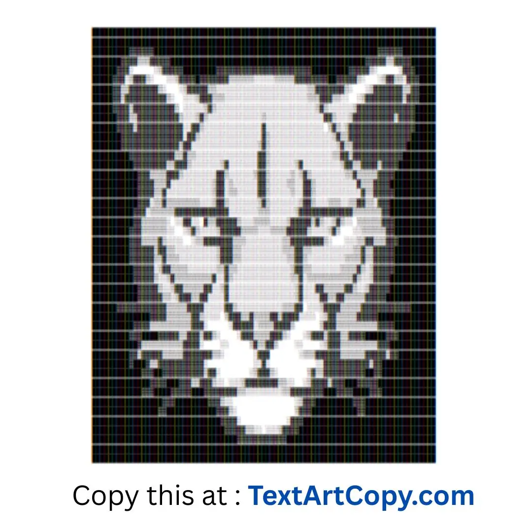 Cougar Text Art