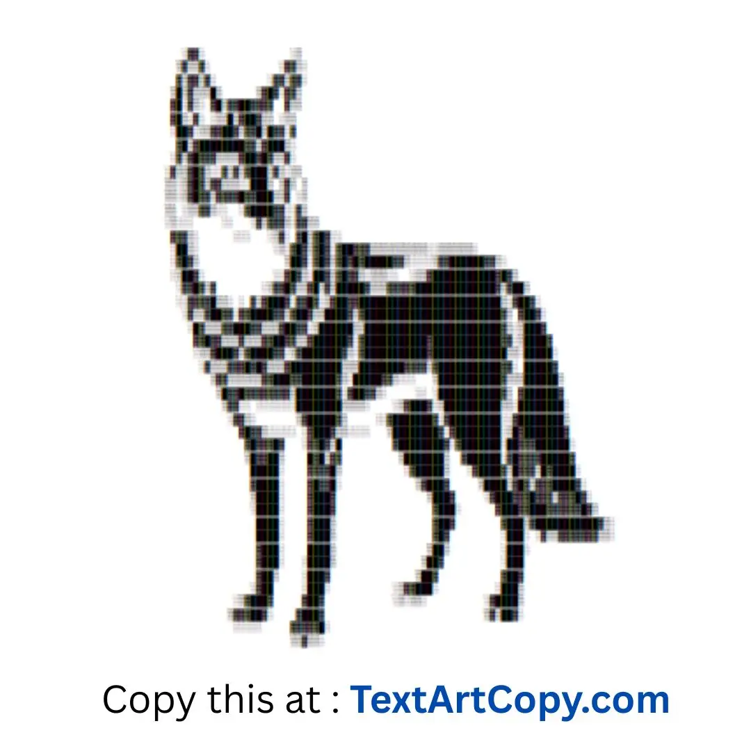 Coyote Text Art Copy