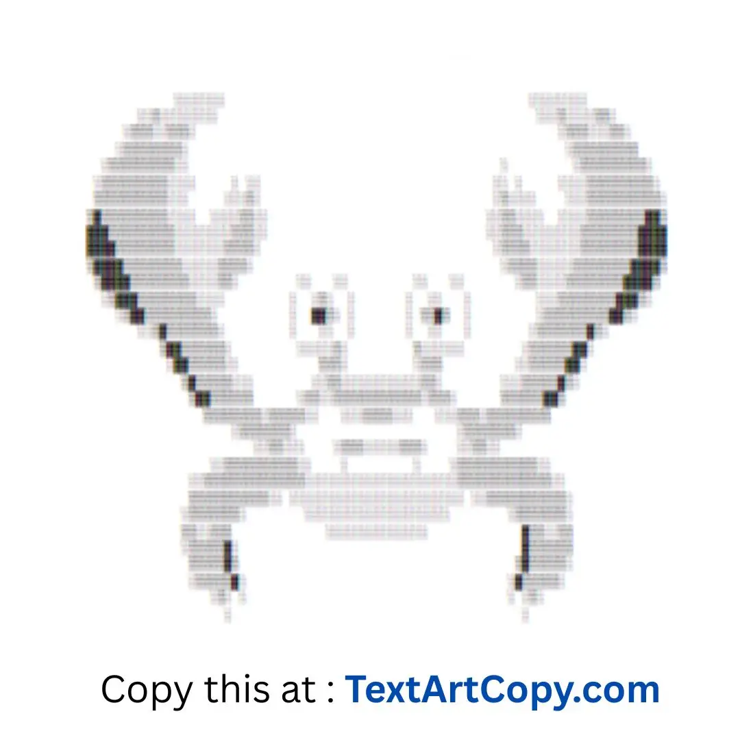 Crab ASCII