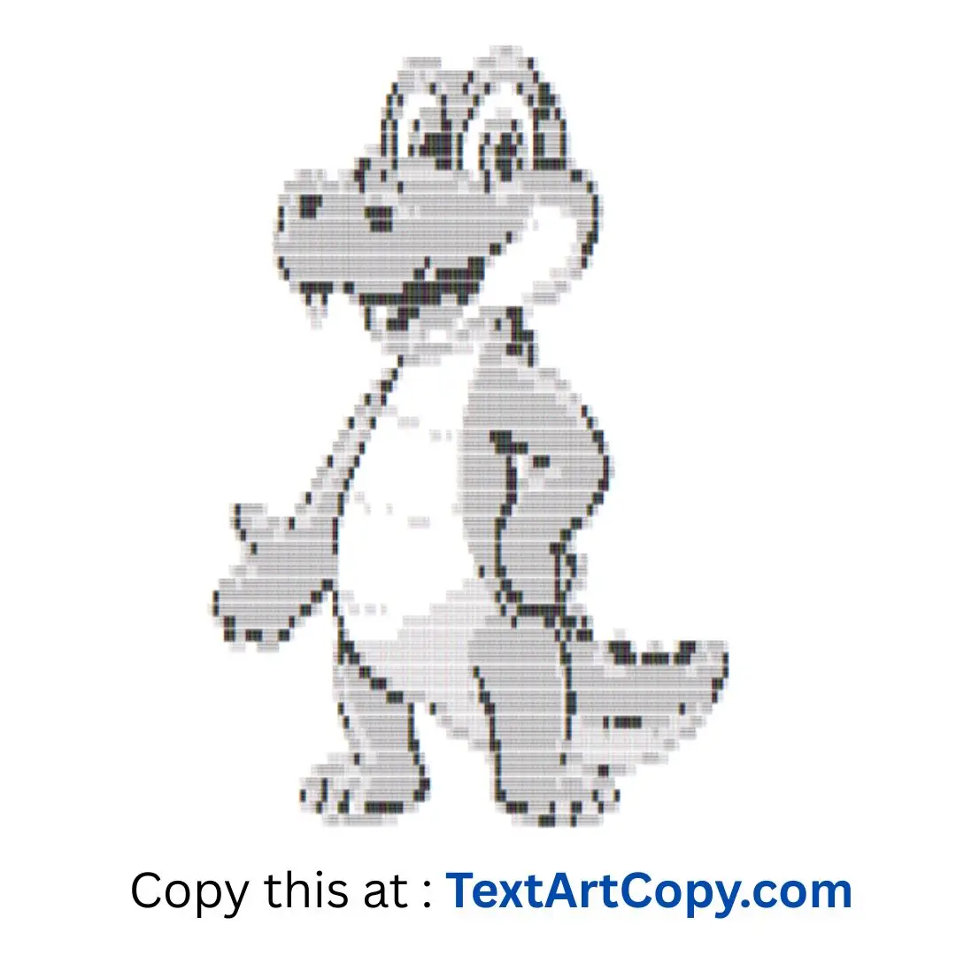 Crocodile ASCII Art Copy