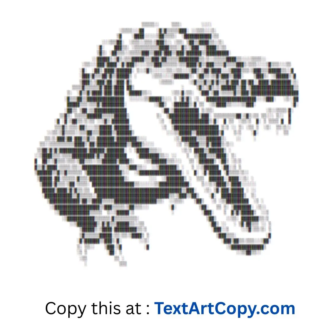 Crocodile Text Art