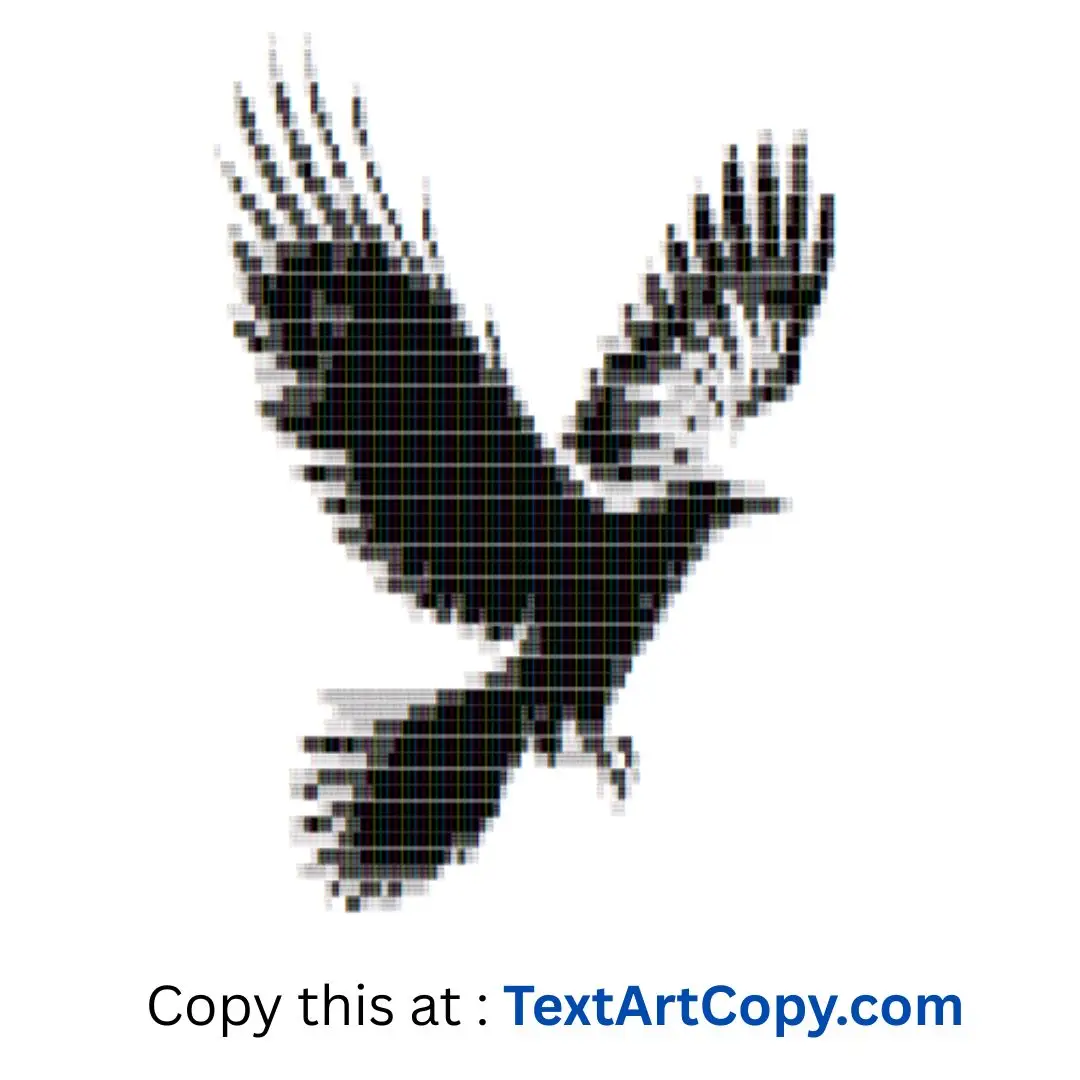 Crow Text Art Copy