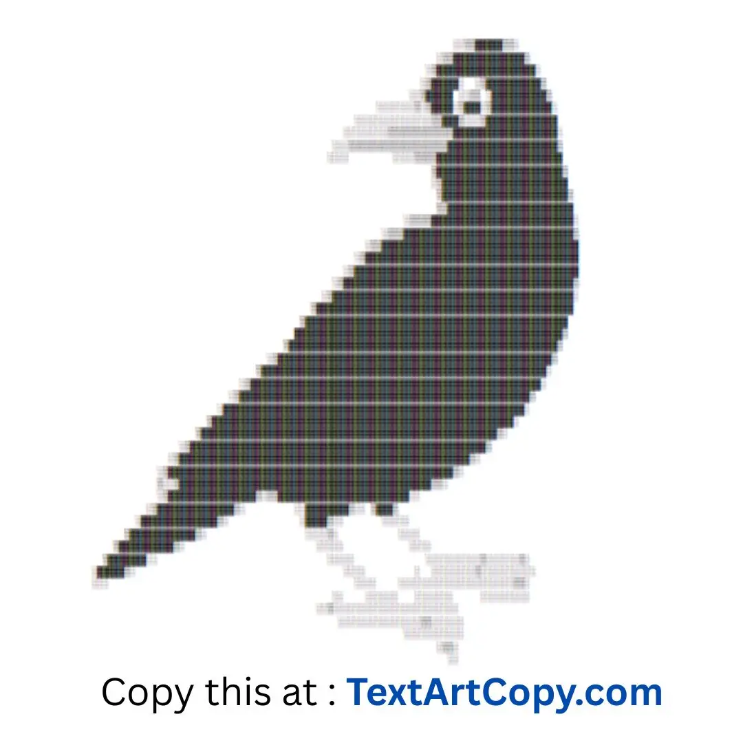 Crow ASCII Art Copy