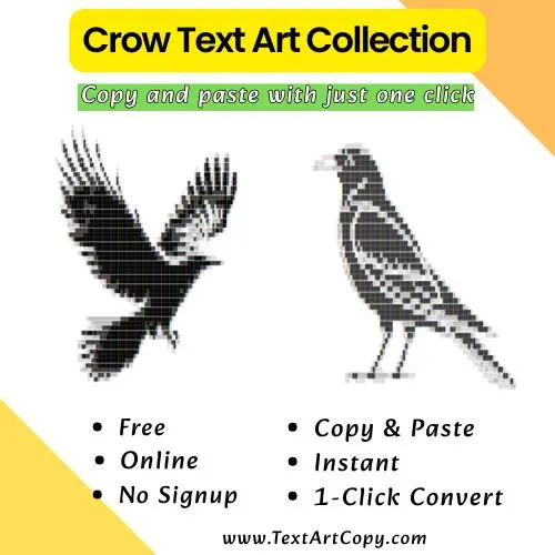 Crow Text Art Copy