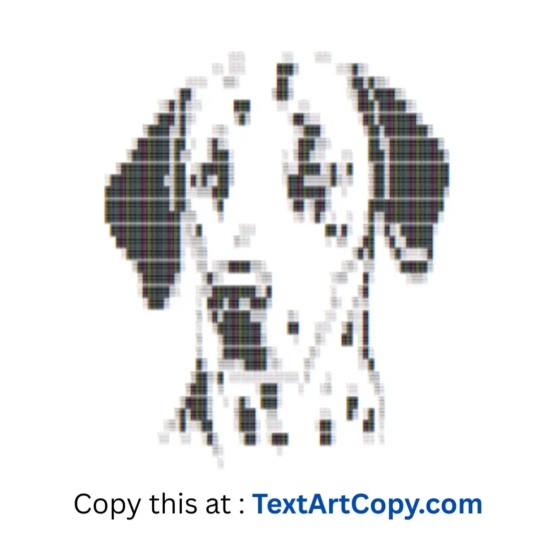 Dalmatian Text Art Copy