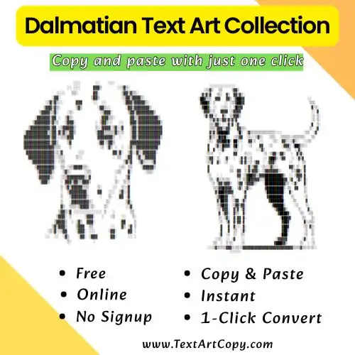 Dalmatian Text Art Copy