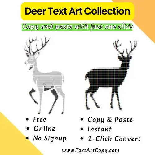 Deer Text Art Copy