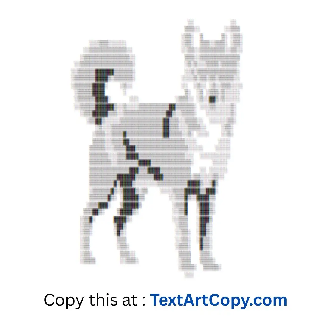 Dhole Text Art Copy